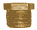 1/4X1/8 BUSHING BRASS 125# THREADED MALE X FEMALE