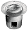 HUBBELL 20A 2P 2W 250V TWIST LOCK FLANGED RECEPTACLE